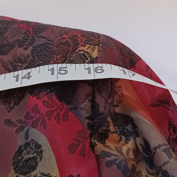 VTG LAWRENCE Philadelphia womens Jacket Size 13/14 Junior  Multi-colored pads - Picture 7 of 9